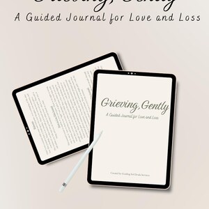 Journaal rouwdagboek Begeleide rouwverwerking Afdrukbaar rouwboek rouwboek rouwverwerking cadeau verlies dagboek rouwprompts pdf