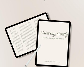 Grief Journal Guided Grief Workbook Printable Grief Support Journal Bereavement Gift Loss Journal Grief Prompts PDF