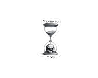 Memento Mori Sticker for Death Workers, Death Doulas, Hospice Workers, Grief Workers, and End of Life Doulas