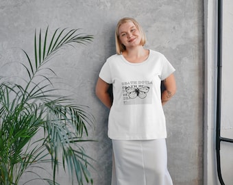 Death Doula Shirt | Moth Symbolism Tee | End-of-Life Care Gift | Grief Worker T-Shirt | Death-Positive Apparel