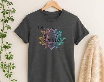 Doula Lotus T-Shirt | Holistic Care Graphic Tee | Birth & Death Doula Apparel