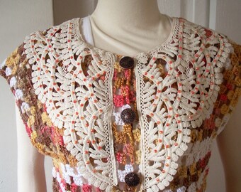 Granny shuares, hand knitted sweater, hand made gift ideas, valentines day, summer cloths, cotton top