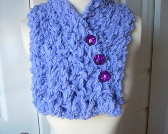 Christmas gift under 15, winter purple neck warmer, scarf women mom gift accessories fashion night handmade special design