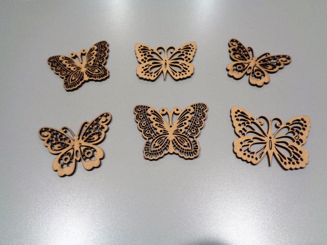Laser Cut Wood Butterfly Craft Handmade Gift Ideas Etsy