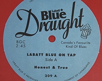Labatt Blue Draught Beer coaster