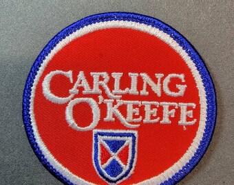 Carling okeefe beer driver jacket crest patch unused Carling okeefe beer driver jacket crest patch unused