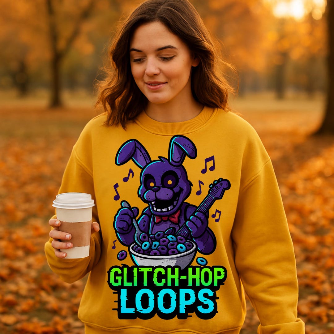 Robot Rabbit Glitch Hop Loops, Funny Horror Cereal PNG, Cereal Design ...