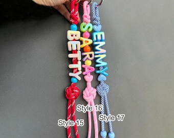 Personalized Name Keychain: Custom Initial Bag Charm,Party Gift