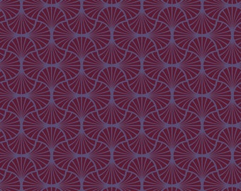 END of Bolt - 30 inches - Joel Dewberry - Heirloom - Empire Weave in Garnet - cotton quilting fabric - Remnant