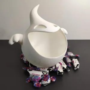 Candy Ghost Dish Holder: 3D Printed Halloween Party Decoration