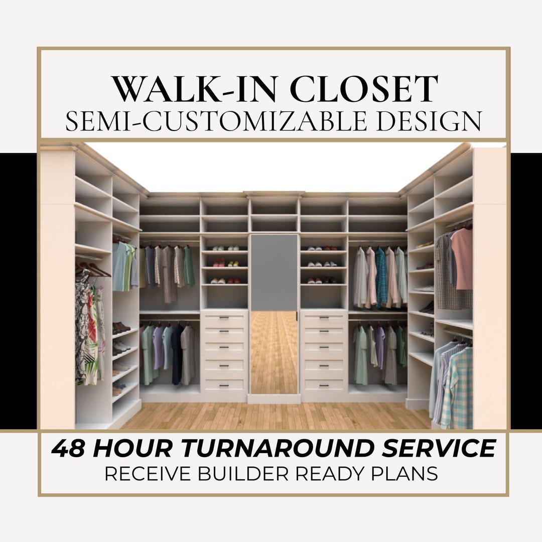 Custom Walk-in Closet Design Service New Closets Crafty Closet Walk in ...