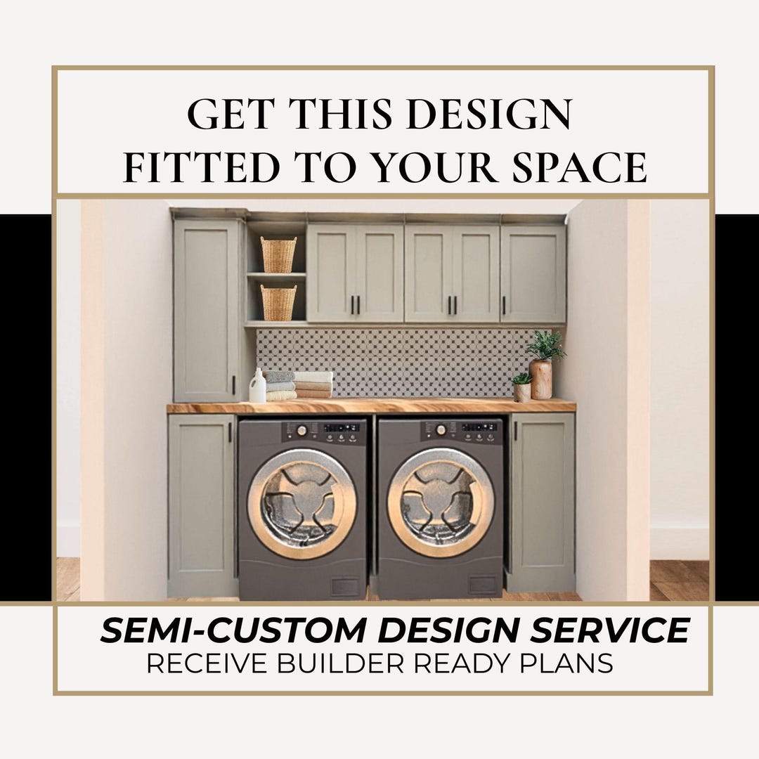 Semi-custom Laundry Room Design Service: New Build & Renovation ...