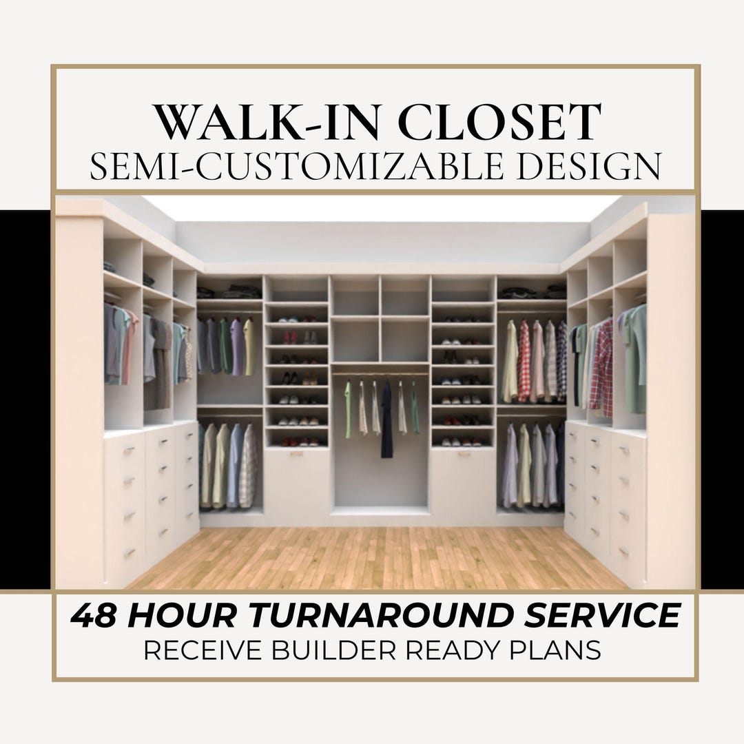 Custom Walk-in Closet Design Service New Closets Crafty Closet Walk in ...