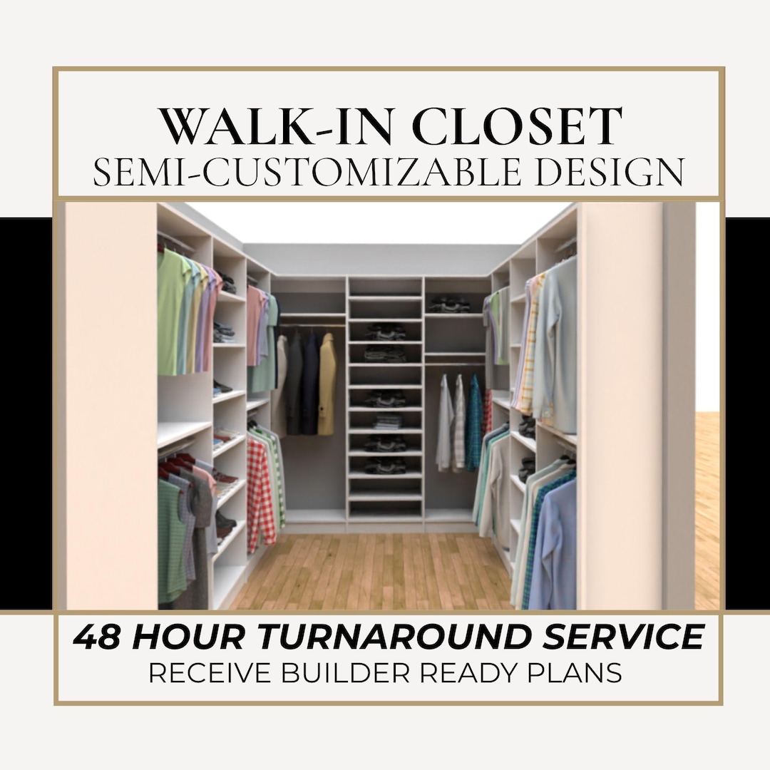 Custom Walk-in Closet Design Service New Closets Crafty Closet Walk in ...