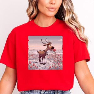 Christmas Reindeer Shirt: Holiday Tee for Reindeer Lovers