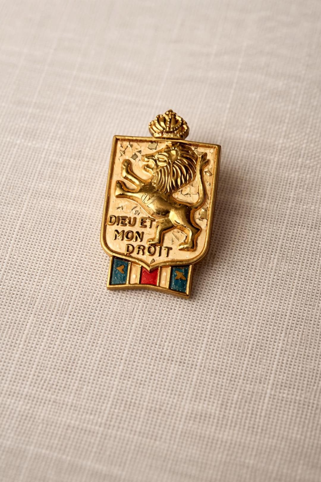 Vintage Accessocraft British War Relief Society Pin | WWII Era Heraldic ...