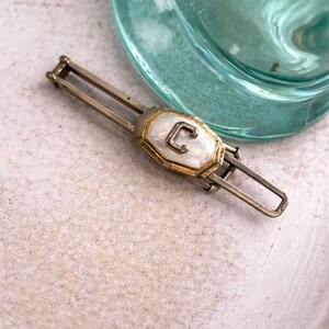 Épingle De Cravate Vintage à Initiale 'C' - Tie Tack Monogramme - Occasion