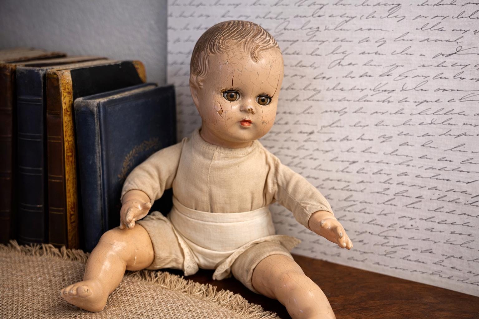 Corps De Bébé 16 Cm – Composition (Papier Mâché) – Reproduction D'Ancien Pour Poupon – NEUF
