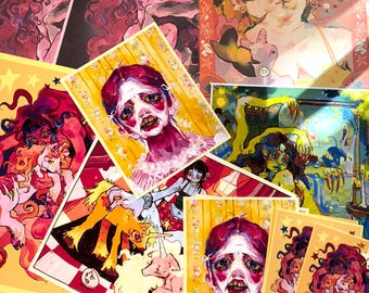 prints! matte, glossy, regular, and risograph!