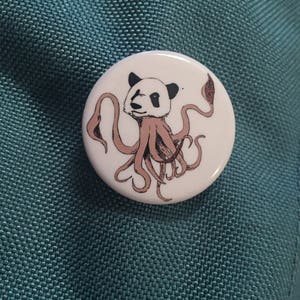 Squidpanda pinback button