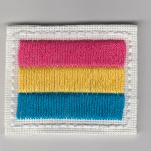 Pansexual Pride Flag Embroidered Patch
