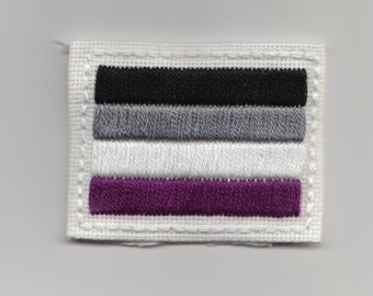 Asexual Pride Flag Embroidered Patch