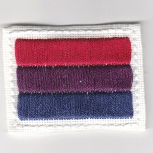 Bisexual Pride Flag Embroidered Patch