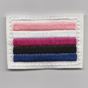 Genderfluid Pride Flag Embroidered Patch