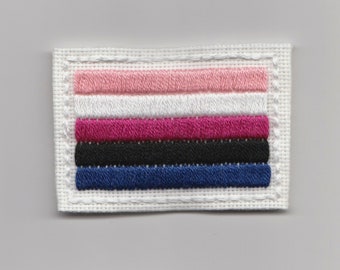 Genderfluid Pride Flag Embroidered Patch