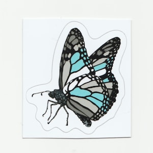 Demiboy Butterfly 2" vinyl sticker