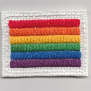 Rainbow Pride Flag Embroidered Patch