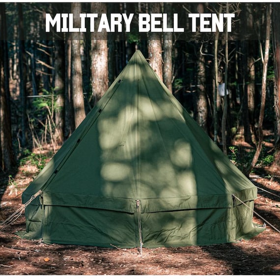 Das CAMPLUS Militr-Rundzelt-SET | Einmast-Lavvu-Zelt | Erweiterbares  Camping-Unterschlupf-Pyramidenzelt Monglianisches Zelt - Etsy.de