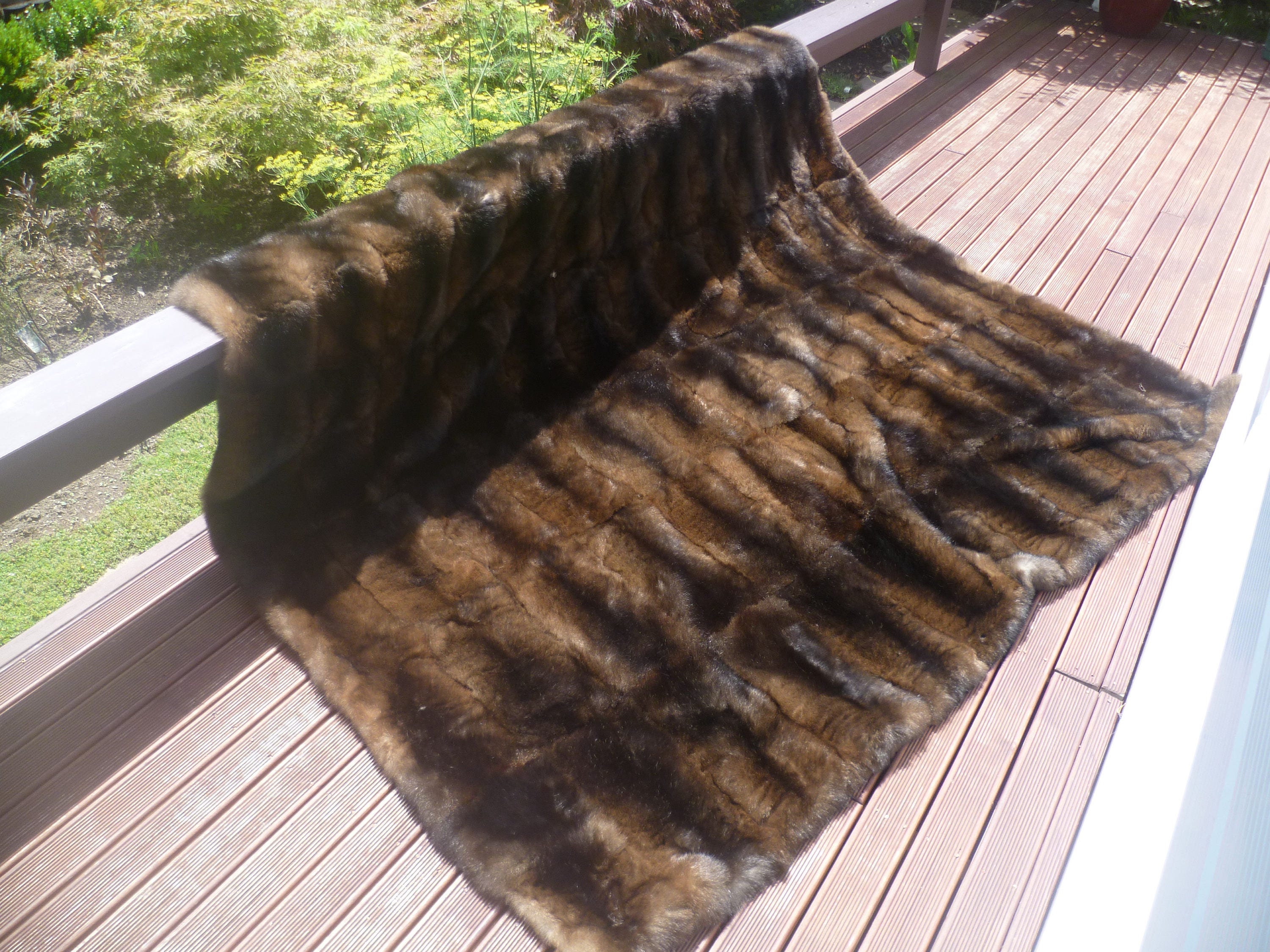 New Zealand Possum Natural Brown or Grey Fur Super King Bedspread Etsy