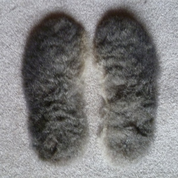 New Zealand Possum Fur Insoles Innersoles Shoe Liners Insert - 8 inch length