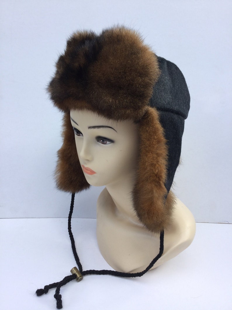 New Zealand Possum Fur & Merino Wool Fabric Trapper Hat - Etsy New Zealand