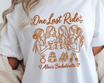 Personalized Wild Wild Wife Bachelorette Comfort Colors Shirt, Custom Last Rodeo Bridal Party T-shirt