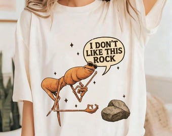 I Don't Like This Rock Shirt, Marcus The Worm Meme T-shirt, Marcus The Worm Shirt, Funny Meme Tee, Brain Rot Shirts