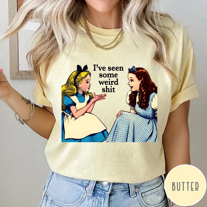 Weird Stuff Shirt, Retro Funny Comfort Colors T-Shirt, Wonderland Shirt, Sarcastic Book Shirt, Weirdcore Shirt image 5