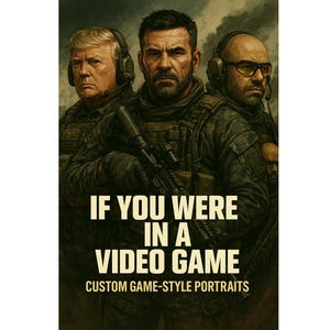 If You Were in a Video Game – Custom Pixel Art & Game-Style Portraits