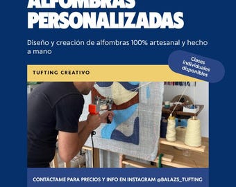 Clases de Tufting Presenciales y Personalizadas