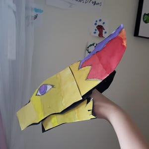 Star! Marionetta drago di carta fatta a mano
