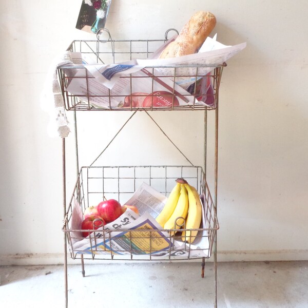 OH HOLD Vintage Newspaper Stand - Kitchen/Bedroom Storage/Office Decor - Pick Up Only