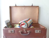 RESERVED for Sherie - VIntage Suitcase - Rustic Storage/Decor
