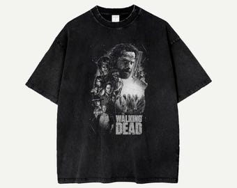 The Walking Dead Shirt, Komfort Farben Vintage 90er Jahre Stil
