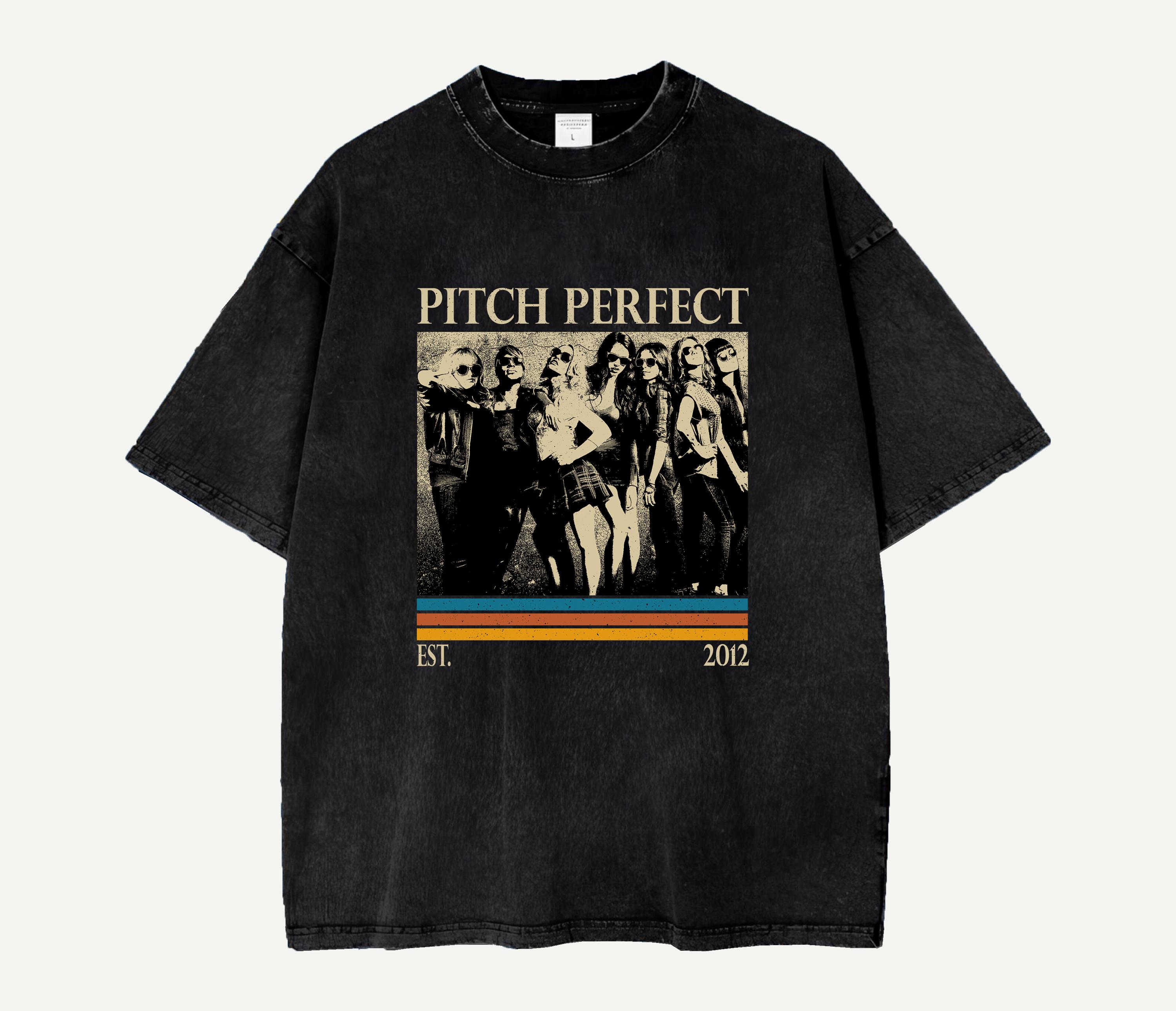Funny Pitch Perfect T-Shirt - 'Aca-Scuse Me?' Quote Inspired Tee In X-Large Black For Adults