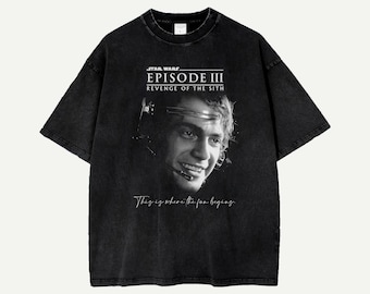 Anakin Skywalker Revenge of the Sith Vintage Star Wars T-Shirt