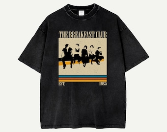 Camiseta de la película El Club de los Cinco, colores vintage cómodos