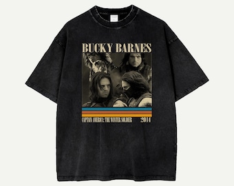 Bucky Barnes 'Winter Soldier' Shirt, Retro Movie Tee