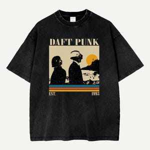 Daft Punk Music Shirt / Rock Band / Comfort Colors Shirt / Vintage Shirt / Retro Music Shirt / Classic T-Shirt / Dad Gifts / Gift for him