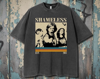 Shameless tv-serie comfortkleuren vintage shirt